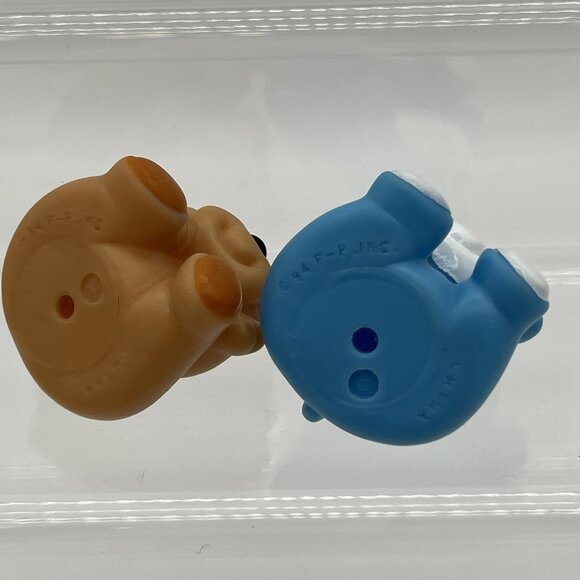 Fisher Price Loving Family Dollhouse Mini Rumple TEDDY BEAR Lot Of 2 1994 - Picture 6 of 7